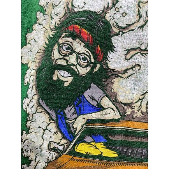 Cheech and Chong Green Up in Smoke T Shirt Large - Picture 8 of 9